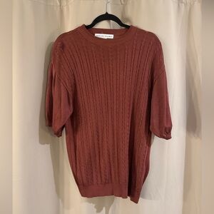 Men's Irvine Park Rust Short Sleeve Sweater